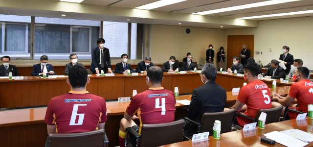 ジャパンラグビートップリーグ開幕に係る表敬訪問
