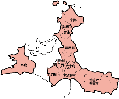 福岡地域の選挙区