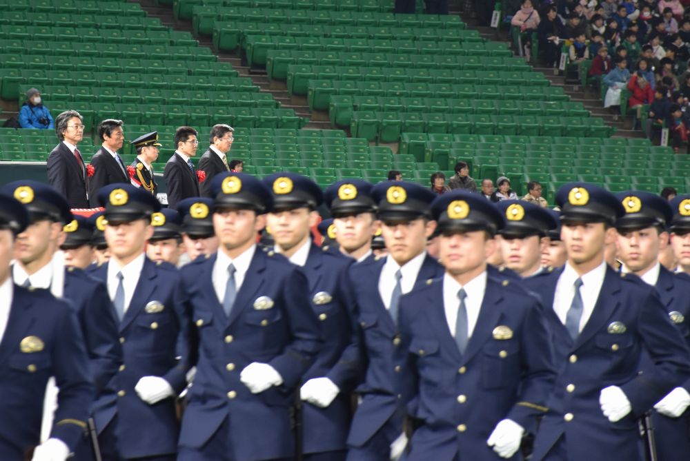 平成３０年福岡県警察年頭視閲