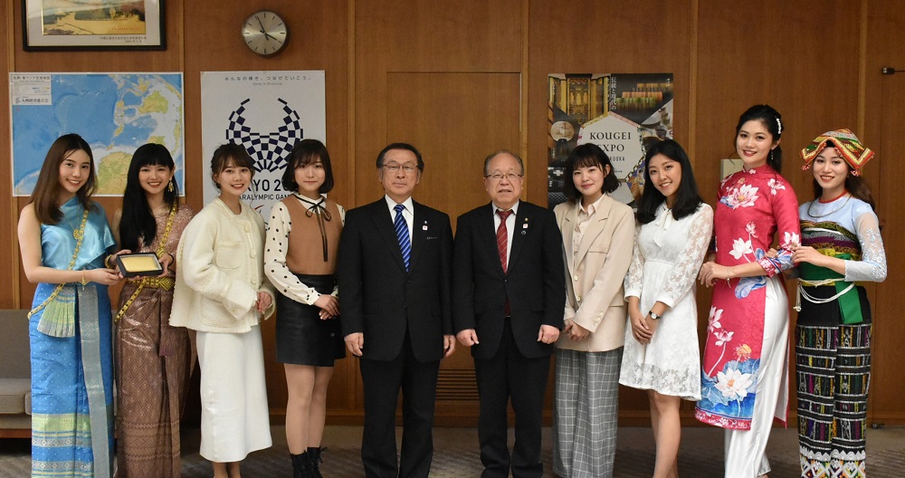 2019asianbeat・FACo Kawaii大使による県議会へ訪問