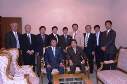 日本総領事への表敬訪問