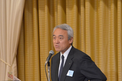 九州の自立を考える会　藏内勇夫会長の閉会の挨拶