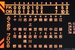 福岡県スポーツ議員連盟野球部が、ホークスＯＢチームと試合を行いました