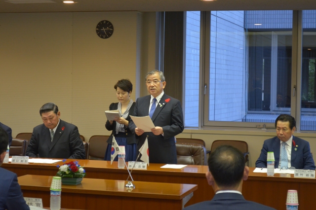 全羅南道議会訪日団の皆さんが県議会を訪問されました