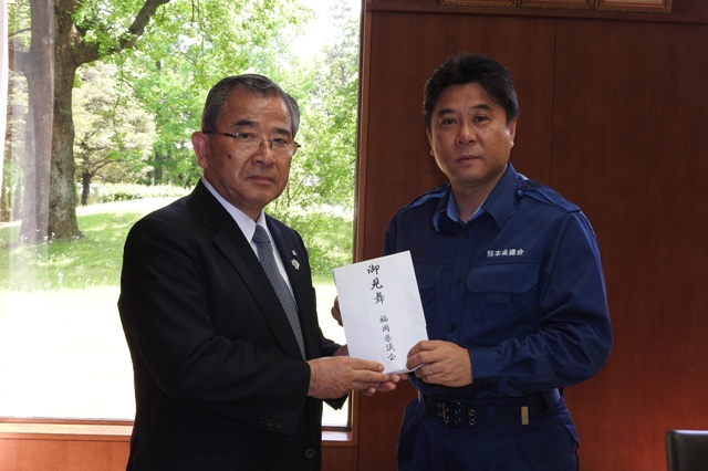 平成２８年熊本地震被害への見舞金贈呈について1