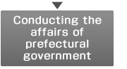 Conducting the affairs of prefectural government