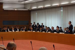 全国都道府県議会議長会定例総会の写真