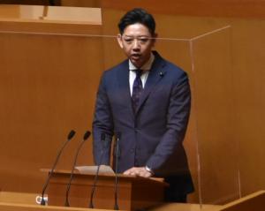 副議長就任あいさつの写真