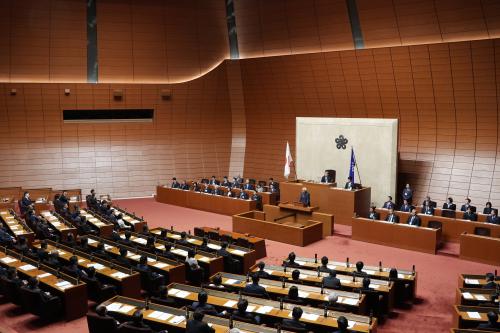 令和7年4月臨時会の概要の写真1