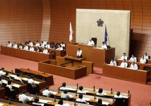 令和7年9月8日　9月定例会が開会しました