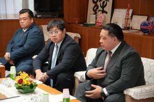 公益財団法人日本相撲協会　九州場所担当部長（親方）表敬の写真2