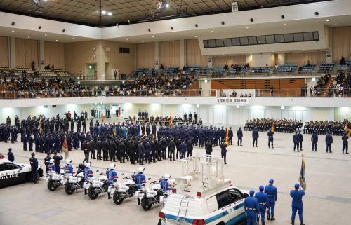 令和8年福岡県警察年頭視閲の写真2