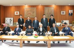 オセアニアオリンピック委員会（ONOC）との覚書締結に伴う議会表敬の画像1