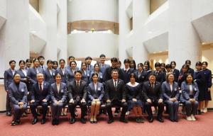 タイ王国バンコク都との高校生交流事業　議会表敬の画像1