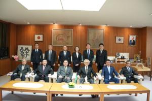 ブラジル福岡県人会会長による議会表敬の画像