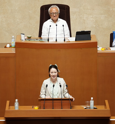 2026年6月号自民党県議団の代表質問画像(1)