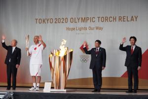 東京2020オリンピック聖火リレー点火セレモニーの写真2