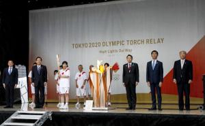 東京2020オリンピック聖火リレー点火セレモニーの写真3