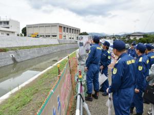 朝倉地区等災害復旧状況の視察の写真5