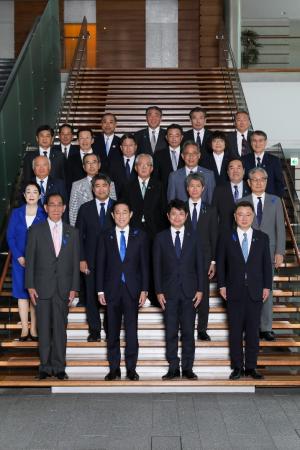 内閣総理大臣と都道府県議会議長との懇談会の写真1