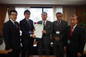 全国都道府県議会議長会　経済産業委員会要請活動の写真1