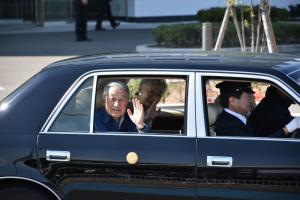 天皇皇后両陛下が福岡県をご訪問の写真1