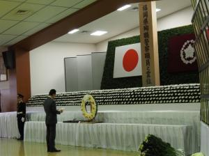 福岡県殉職警察職員慰霊祭の写真
