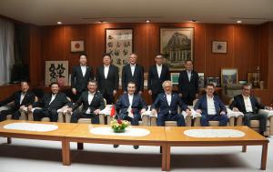 中国駐日大使による議会表敬の写真1