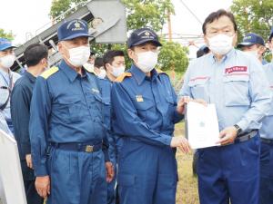 赤羽国土交通大臣の令和3年8月の大雨による被災地視察に同行しましたの写真1